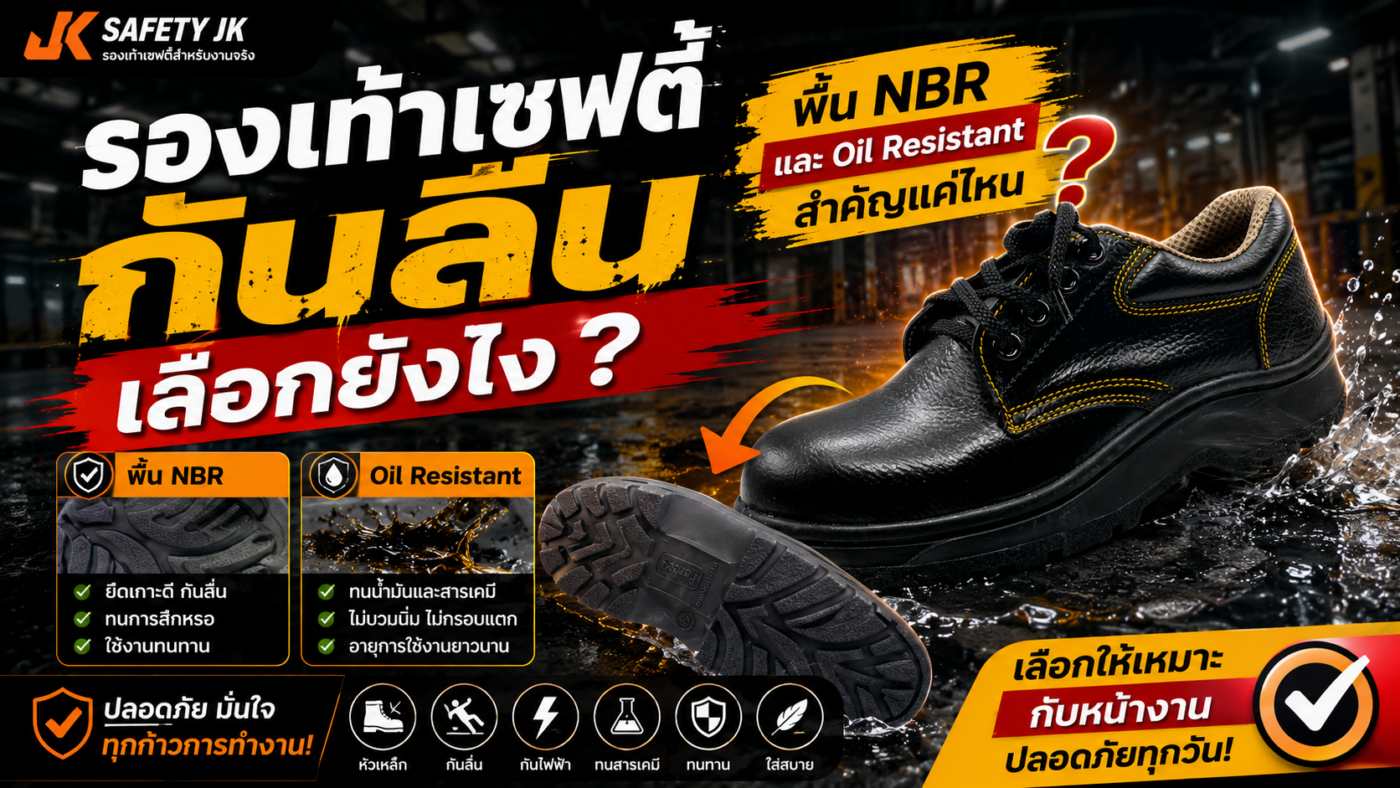 รองเท้าเซฟตี้กันลื่น