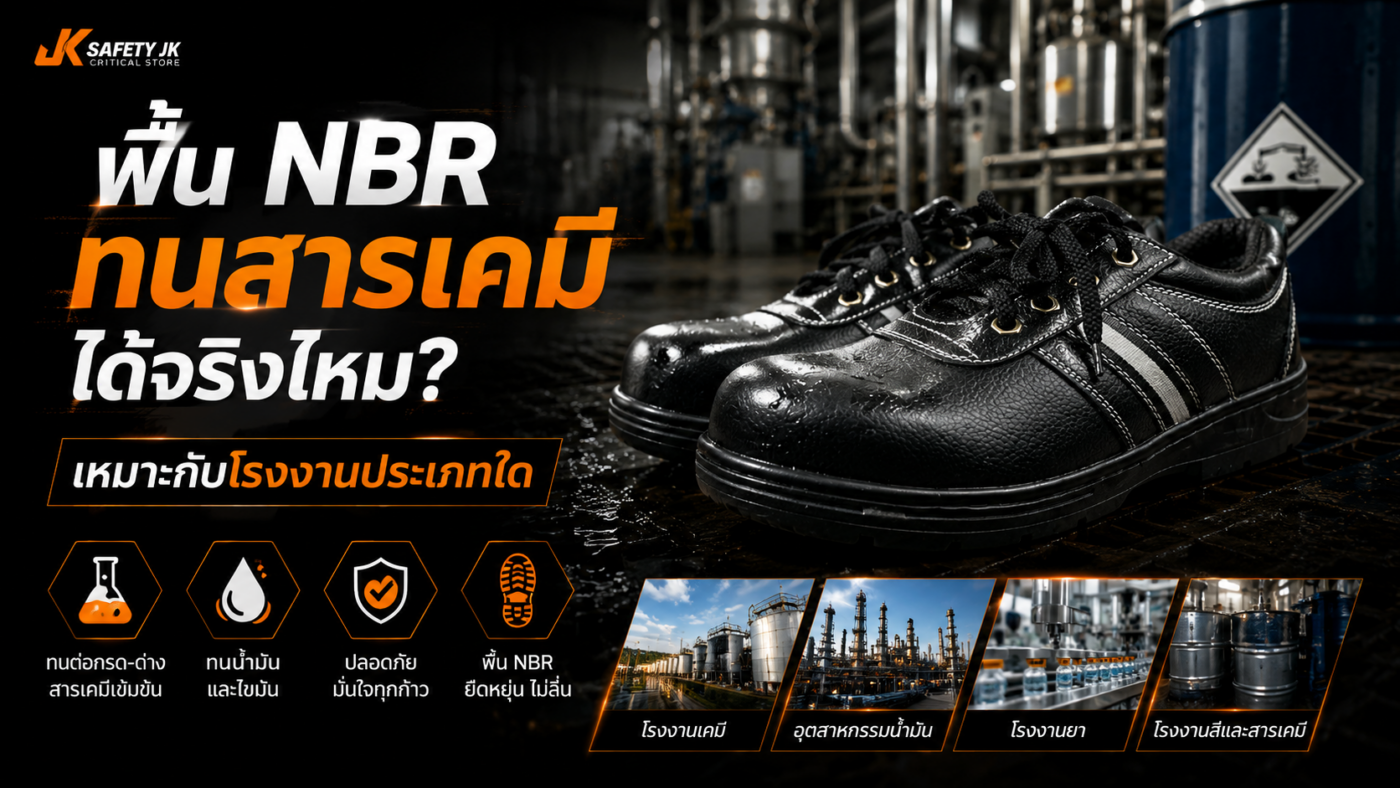 รองเท้าเซฟตี้กันเคมี