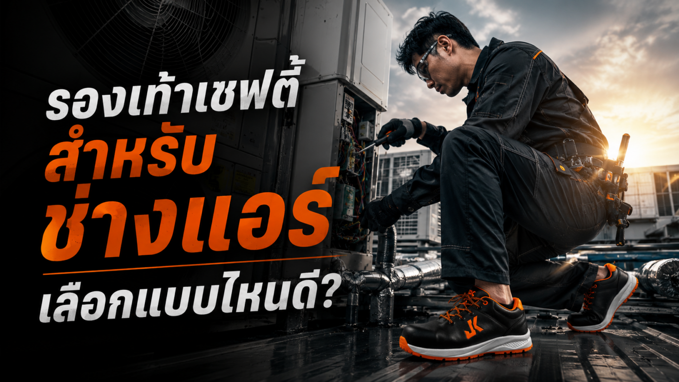 รองเท้าเซฟตี้สำหรับช่างแอร์