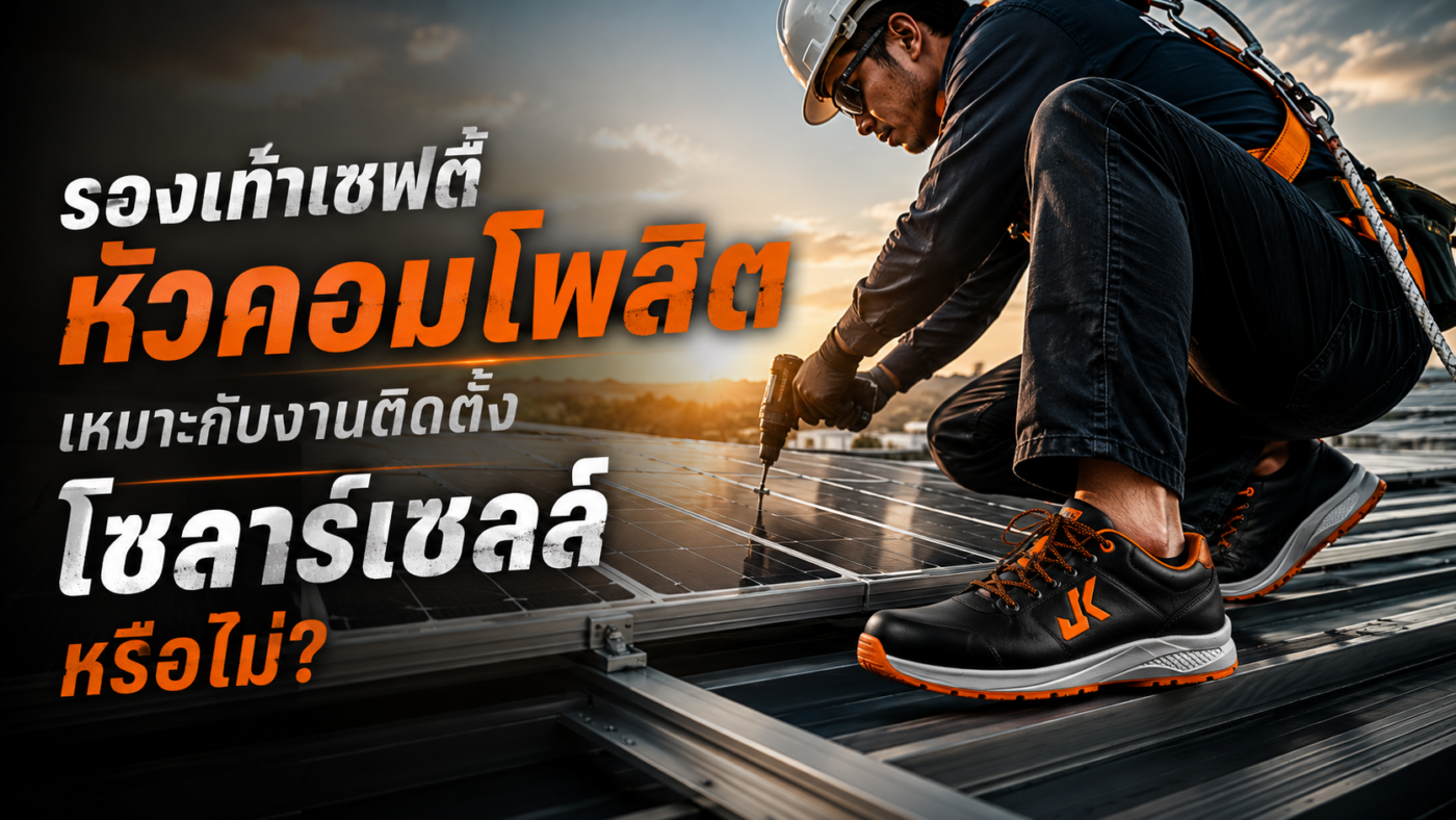 รองเท้าเซฟตี้หัวคอมโพสิต