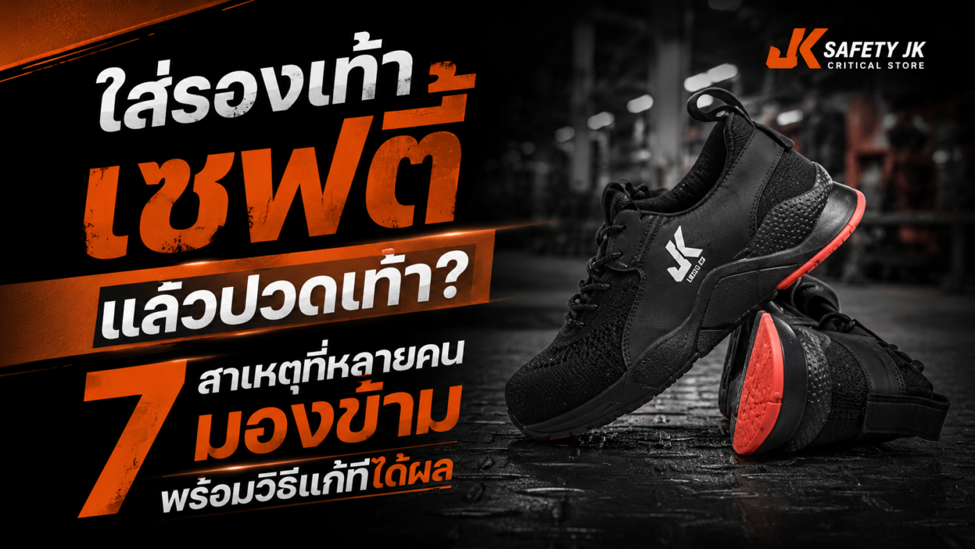 ใส่รองเท้าเซฟตี้แล้วปวดเท้า